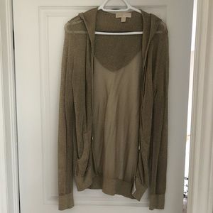 💚2/100$💚 Michael Kors gold cardigan